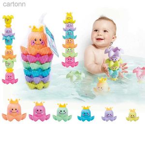 Bath Toys Bath Bath Toys Colorido Waterwheel Bathing Bathtub Water Spray Spray Play Set Sprinkler Toy para crianças crianças crianças 240413