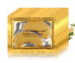 ゴールド保湿アイマスクアイパッチクリスタルコラーゲン潤いフェイスマスクしわのスキンケア8083718