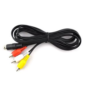 Cabos 10pcs para Sega Genesis 2 3 Audio Video Cable cabo RCA RCA Cable para Mega Drive MD 2 3