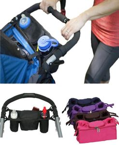 Barnvagnsdelar Tillbehör Baby Organizer Cooler and Thermal Påsar för mamma Hängande vagn Pram Buggy Cart Bottle4345158