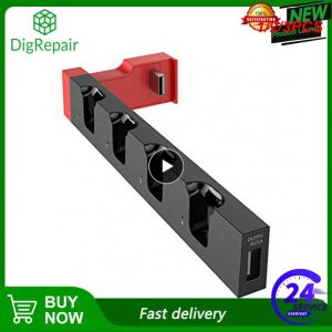 Ladegeräte 1/2/3pcs Farbe 4 in 1 Ladegerät für Switch OLED Joycon Controller Dock Station Halter für Switch