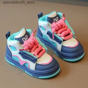 Sneakers Girls and boys sports shoes seasonal childrens sports shoes non slip student shoes soft soled childrens casual shoes girls outdoor shoes Q240413