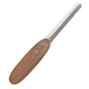 Dog Apparel Pet Nail File Double Side Cat Accessory Big Wooden Trim Tool Stainless Steel Portable