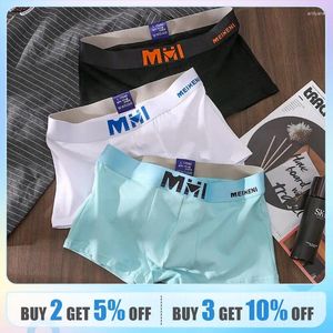 Underpants 4pcs Herren Baumwollhöhe Komfort Männliche Briefs atmungsaktiv