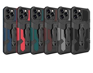 HotSale 6Color 2 in 1 Anti Fall Shockproof Mecha Armor携帯電話ケースキックスタンドデザイナーTPU+PCリング携帯電話カバーiPhone 15 14 13 12 11 Pro Max Plus