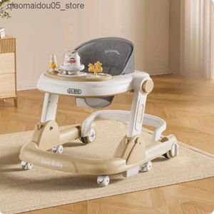 Sand Play Water Fun A Button Folding Multifunktionell tidig utbildning Baby Walker för säkerhet och anti o Ben Ny baby Walker Q240413