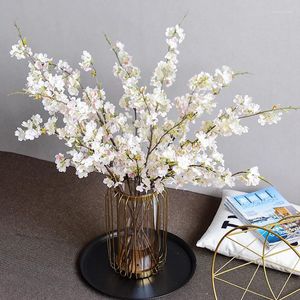 Decorative Flowers 1pcs Artificial Cherry Blossom Branches Fake Plastic Wedding Arches Leading Simulation Party Supplies