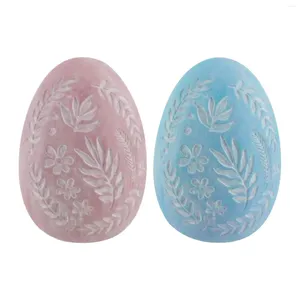 Party Decoration Harts Figuren Present Collectible Decorative Easter Egg Staty för vardagsrum Bord Centerpieces öppen spis bokhylla sovrum