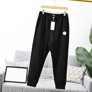 Designer Men calça calça feminina de moda impressa calças longas masculinas casuais Palms de arco -íris listras de corredor angels de cordão asiático Tamanho asiático