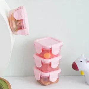 Storage Bottles Food Grade Easy To Clean Bpa Free Condiment Snack Box Portable Lunch Space-saving Solutions Small Safe Seal