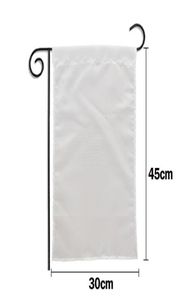Singledouble Katman Süblimasyon Boş Bahçe Bayrağı Isı Transfer Baskı Bankası Boş Banner Boyutu 3045CM6526632