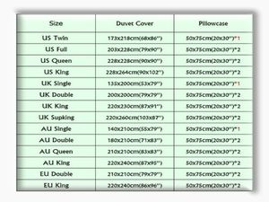 Häuslicher 3ds Bettwäsche -Set Luxus weicher Bettdecke King King Queen Twin Full Decken Bett Set Kissenbezüge Bettwäsche 2011205150232