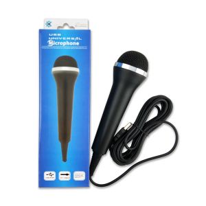 Tillbehör Universal USB -trådbunden mikrofon för PS3/PS4/PS2 för Xbox 360 One Slim för Wii PC -mikrofon