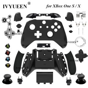 Kılıflar Ivyueen yedek konut kabuğu Xbox One X S Controller Case Yüzey Kapağı Kapak RB LB RT LT Tetik Düğmesi Mod Kit Model 1708