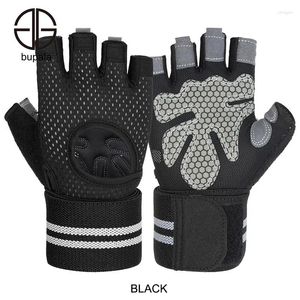 Cycling Gloves Workout With Wrist Support Exercise For Weight Lifting Compression Arthritis Fingerless Gym Pull Up