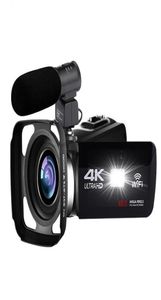 4K Camcorder 48MP Night Vision Control Digital Camera 30 -дюймовая видеокамеру с микрофоном6911446