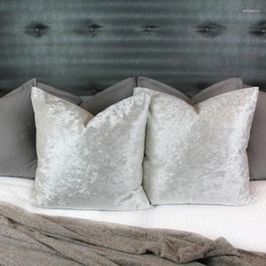 Poduszka/ pokrowce zmiażdżone aksamitne poduszki na sofę 45x45 cm salon dom dekoracyjny s bed impreat funta cojin