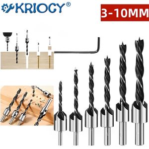 3mm-10mm HSS Countersink Bohrbohrbit Set REAMER Holzbearbeitung Kumpel Bohrer Gegenkolone Pliot Hole Cutter Schraublochbohrer