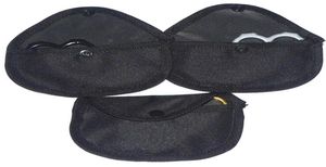 10pcs aço de bronze knuckle cautelos nylon saco de defesa pessoal