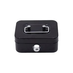 Money Safe Box Mini Cash Box Metal Money Lock Sturdy Box kleine Sicherheits -Tragbare Boxen Lockbare Bank Coin A4I9