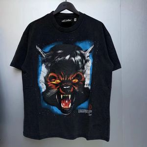 Hellstar Mens Plus Polos Polos Men S T -koszulki Młodzież śmieszne steph curry tee tee amerykański styl High Street Winted T Shirt Men Lose krótkie topy