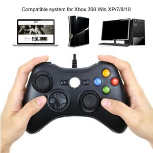 Gamepads USB Wired GamePad för Xbox 360 Controller Vibration Joystick för PC Xbox 360 Wired Controller för Windows 7 8 PC Controller