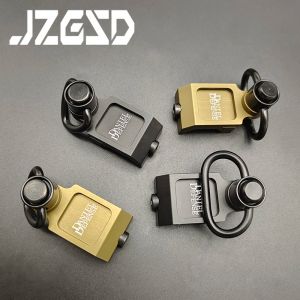 Aksesuarlar Taktik CNC DD QD Sling Ek Montaj Metal Oyuncak 20mm Picatinny Demiryolu Sling Mount Açık Spor Slings Base Accessions