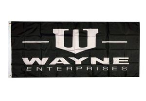 Wayne Enterprises Batman Flag Banner 3x5 piedi Man Cave Outdoor Flag 100 strato singolo Polyester traslucido 3x5 ft Flag89333382