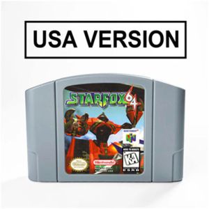 Accessories Star Fox 64 For 64 Bit Game Cartridge USA Version NTSC Format