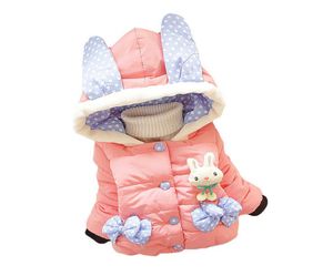 Baby Girl Cartoon Cotton Gruby płaszcz Kurtka Nowa moda Dzieci39s Down Down For 14 Lat7012063