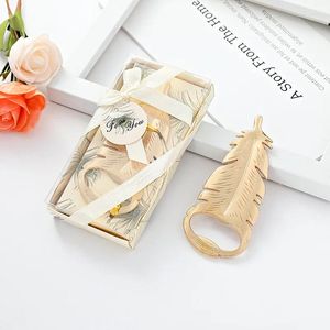 Party Decoration Alloy Bottle Opener For Wedding Return Event Raffle Small Gift Romantic Proposal Souvenir Angel Feather