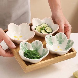 Пластины керамика тарелка аромат маленький блюдо приправить горшок с японским соусом.