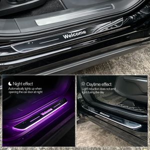 Chevrolet Camaro 1993-2018 2014 2016 2017 Car Door Sill Lightカスタマイズされたカスタマイズされたロゴ歓迎のしきい値ペダルランプアクセサリー