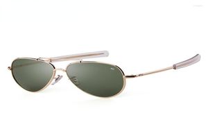 Sunglasses American Optical Men Brand Designer High Quality Gold Frame Sunnies AO Pilot Sun Glasses Male ShadesSunglasses9266790