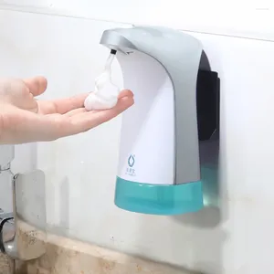 Distributore di sapone liquido da 380 ml Sensore intelligente automatico Detersivo touchlessisti in shampoo bottiglia da cucina da bagno