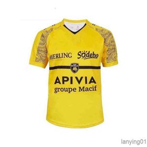 2022 NOVAS CHAMISTAS MENS T P2L6 LA Rochelle 2021/22 Stade Rochelais Home Rugby Training Jersey Size S --- 5xl18a9