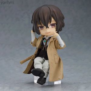 Anime Manga 10cm Bungo Stray Dogs Dazai Osamu Nakajima Atsushi 657# Nakahara Chuya 676# PVC Doll Anime Toys Action Figure Collection Cartoon 240413