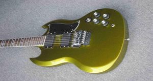 Tony Lommi SG Metallic Green Electric Guitar Floyd Rose Tremolo Bridge Copy EMG Pickups Iron Cross Pearl Fingerboard Inlay2051477