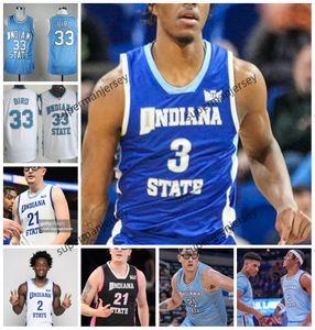 Xavier Bledson Indiana State Sycamores Jersey Custom costume Mens Youth Julian Larry 2 Isaiah Swope 3 Ryan Conwell 5 Jaden Schertz Indiana Estado 2024