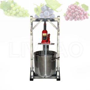 Juicers 12/22/36L Home Manual Hydraulic Fruit Squeezer Grape Blueberry Mulberry Presser Juicer Stainless Steel Juice Press Machine