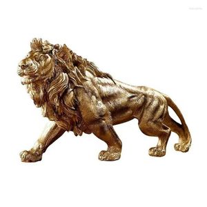 Figurine decorative leone resina artigianato mobili per casa corridoio vino ornamento soggiorno