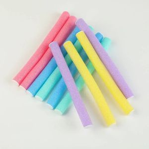 10pcs/set yumuşak saç kıvırıcı roller kıvırcık saç bükülme bayan sihir sihirli kıvrımlar aracı stil silindirleri inci pamuk kıvırma