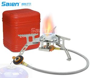 Kamp Sobası Ultralight Portable Mini Açık Sobalar Gaz Burner Butan Propan Piknik Ekipmanları Sırt Çantası 4365704