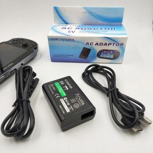 ケーブル10PCS USBデータ充電ケーブルホームウォール充電電源ACアダプターSONY PlayStation PSVITA PS VITA PSV 1000