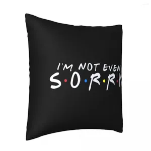 Pillow Classic Friends TV Show Funny Quotes Pillowcase Soft Cover Decorative Case Home Drop 45 45cm