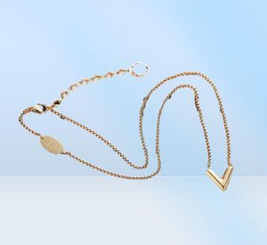 Classic Designer Pendant Charm Bracelets gold love V Necklace fashion Jewelrys Wristband plated letter simple heart Luxury Pendant6984886