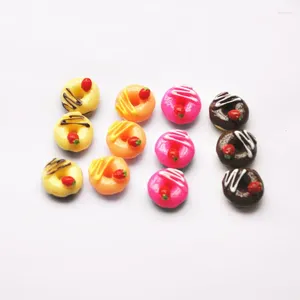 Decorative Figurines DIY Scrapbooking Phone Case Craft 30pcs Cute Miniature Artificial Fake Food Resin Cabochons