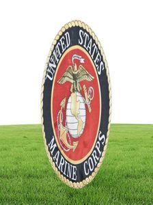 Black USMC Marines Marine Corps Emblem Flag 3ft x 5ft polyesterbanner som flyger 150 90 cm Anpassad flagga utomhus4280874