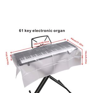 61/88キーエレクトロニックデジタルピアノキーボードダストカバーダストや汚れの防水デジタルピアノカバーからそれを守る