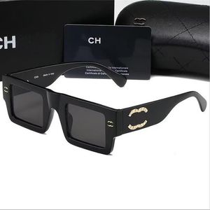 Designer di canali uomini donne occhiali da sole lenti in vetro adumbrale goggle uv400 occhiali cromati di marca classica migliore telaio metallico